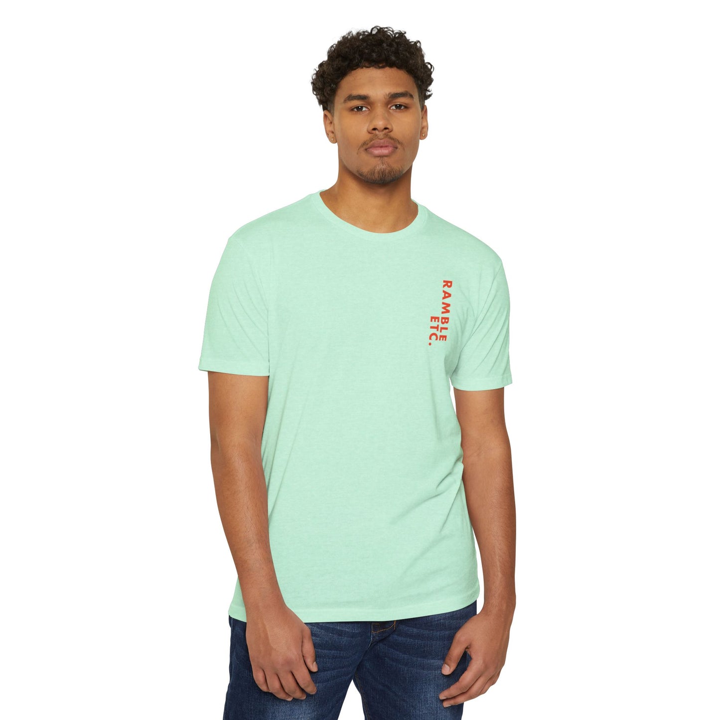 Ramble ETC Vertical - Poly/Cotton Blend Tee