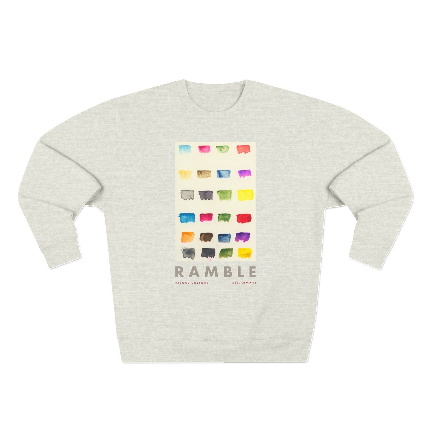 Color Chart Crew Neck Sweatshirt