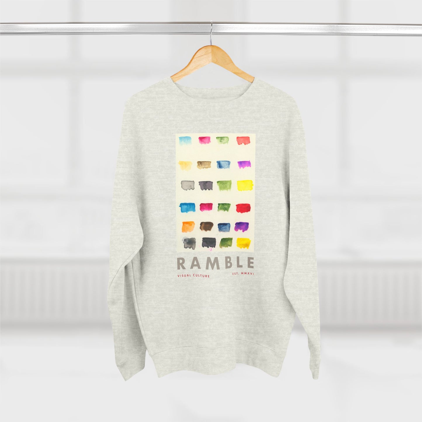 Color Chart Crew Neck Sweatshirt