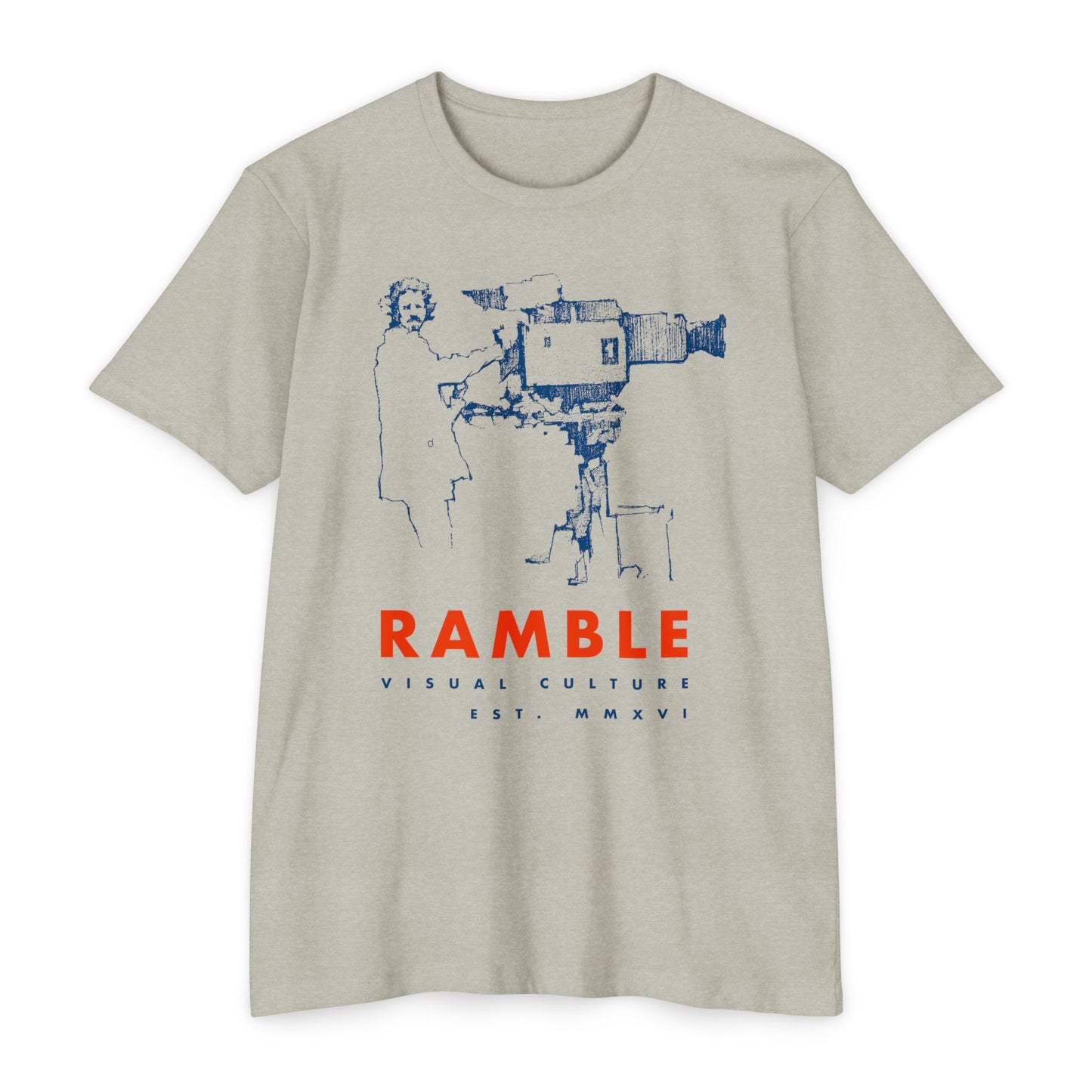 Cameraman - Zachary Proctor Sketch - Poly/Cotton Blend T-Shirt