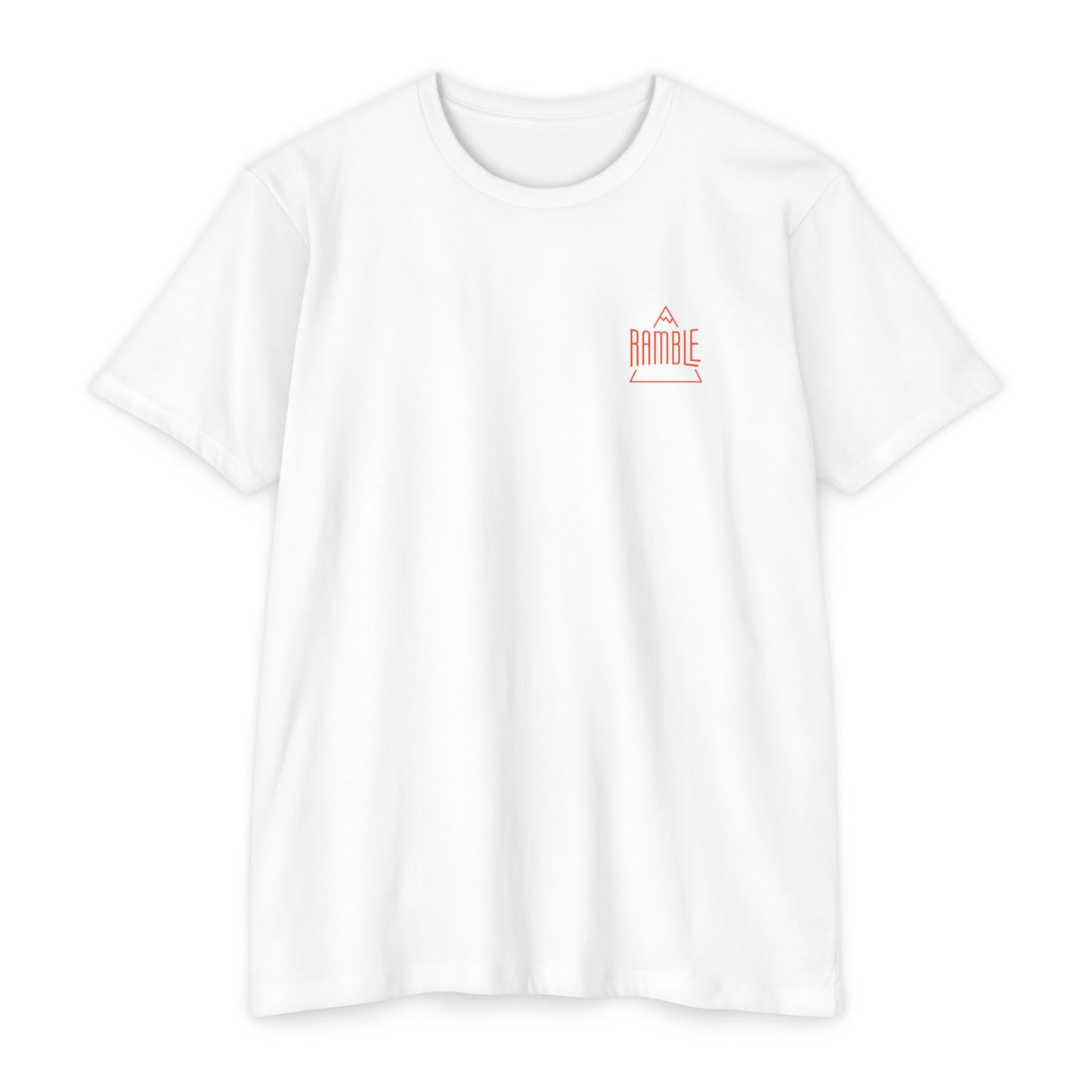 Simple Mountain Lockup Poly/Cotton T-Shirt