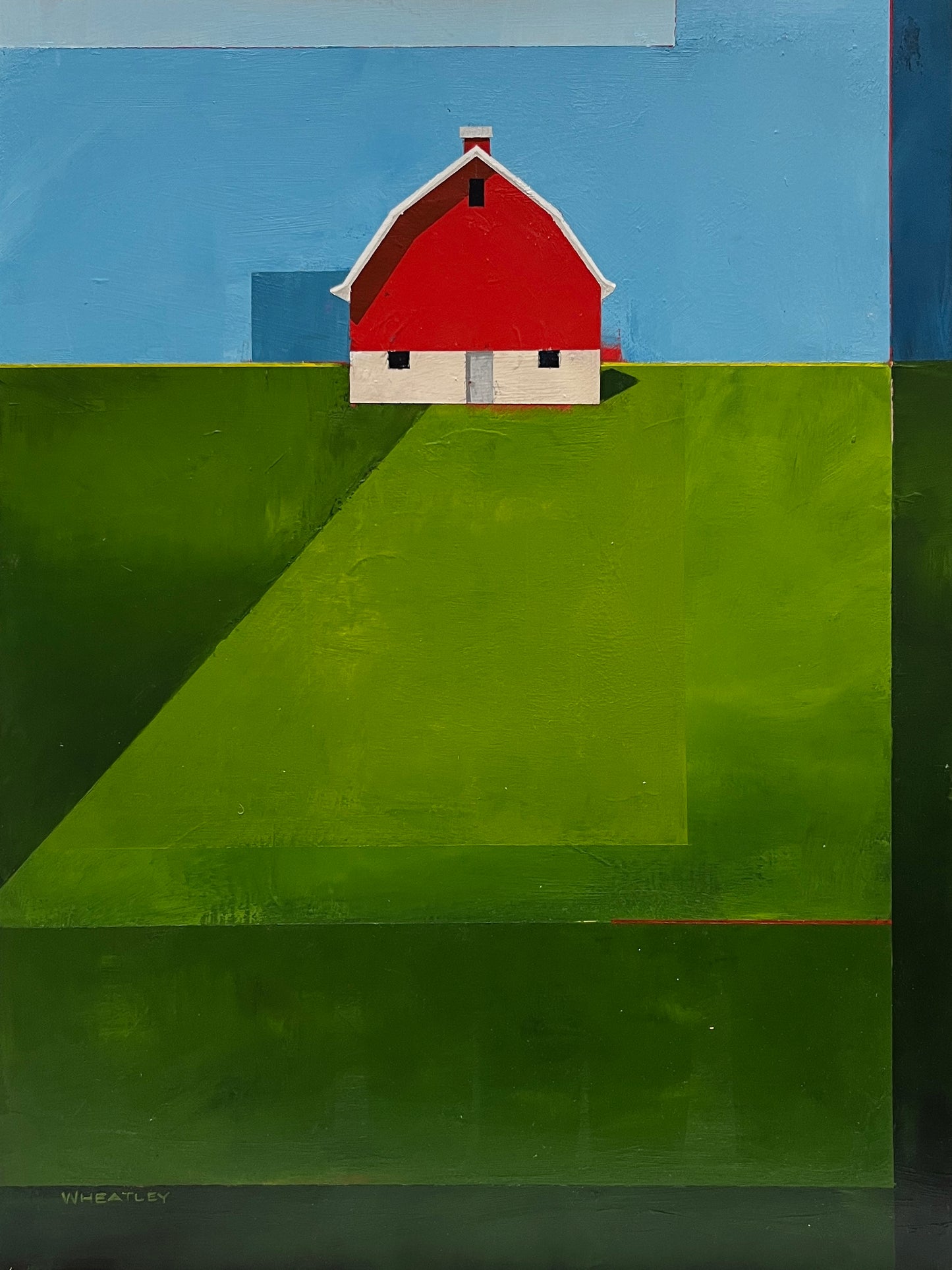 Red Diebenkorn Barn